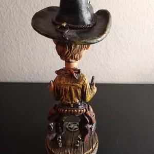 Clássico Duelo Cowboy Western Bobblehead Resina Estátua Figura EUA Marshall Six Shooter Personalizado Resina Bobble Cabeça Decoração Para Casa - Product Image 2