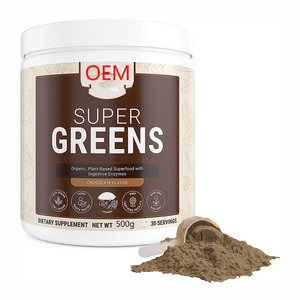 Pabrik langsung OEM Organik Super hijau bubuk bergizi buah dan sayuran Vitamin daya untuk dewasa dan remaja - Product Image 1