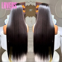 Wig Rambut Asli India Lurus 13x4, Wig Tanpa Lem Full HD dengan Lace Transparan, Wig Rambut Remy Vietnam Lurus, Wig HD Lace