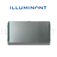 Écran LCD Mono HTN Personnalisé, Connecteur 104x52.6x2.9, Transflectif 1/4 Duty, Angle de Vision 6/12 Heures pour Applications Industrielles