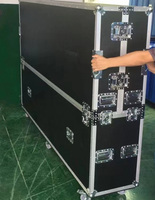 50 "55" 60 "65" 70 "80" Plasma/LCD/LED TV Flight Case con elevador eléctrico, Monitor Case