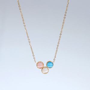 Collares de Moda 2026, Joyería Minimalista y Linda, Collar de Acero Inoxidable 316L con Baño de Oro PVD de 18k y Ojo de Gato para Mujer - Product Image 6