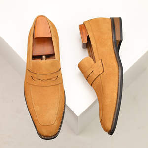 Nouvelle Collection : Chaussures Habillées pour Hommes en Cuir Véritable – Mocassins Décontractés, Chaussures de Ville à Enfiler en Daim de Vache et Oxfords - Product Image 3