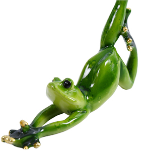Figuras Decorativas Creativas en <span class=keywords><strong>3D</strong></span> de Ranas de Yoga de Resina, Lindas y Divertidas Estatuas y Esculturas de Ranas de Yoga para Decoración del Hogar - Product Image 2