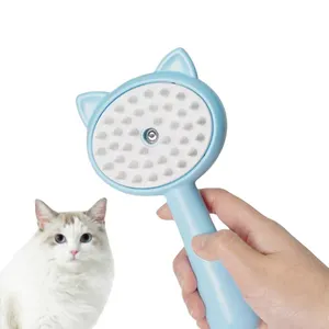 Amaz Hot Selling Pet Spray Massage Comb Electric Cat Steam Brush Dog Anti Flying Hair Beauty Brush