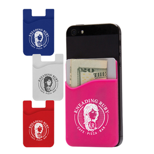 Porta Tarjetas de Identificación Personalizados, Cartera de Silicona para Teléfono, Impresión por Sublimación con Logotipo de Empresa - Product Image 1