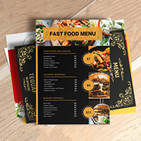Service d'impression sur mesure de papier en usine chinoise pour flyers, cartes de visite, brochures pliées, catalogues, menus - Taille personnalisée et couleur CMYK