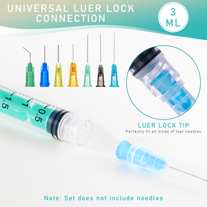 Thú y dùng một lần insulin ống tiêm với kim khác nhau đồng hồ đo và kích cỡ Latex miễn phí 3ml Liều cho thú y - Product Image 3