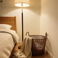 Panier de rangement carré moderne en rotin tressé de style japonais, écologique, avec poignées, pour salon, salle de bain, articles divers, personnalisable