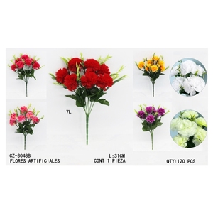 CASAMAX WL CZ-3048B Pack de fleurs artificielles roses Décoration d'intérieur pour événements Élégant Stylé Portable Écologique Premium - Product Image 1