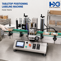 Machine d'étiquetage automatique de bouteilles rondes de table, directement de l'usine, avec alignement précis des étiquettes pour diverses bouteilles rondes