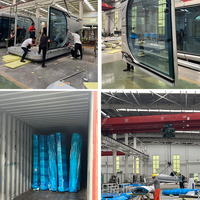 Maison préfabriquée moderne à installation rapide, espace modulaire préfabriqué, capsules de conteneurs, châssis gonflable