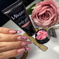 Vente chaude Gel Acrylique Extension Des Ongles Manucure Française Nail Art Gel Uv Gel Longue Durée 30ml 60ml En Gros