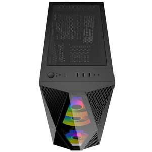 Boitier pour ordinateur fixe <span class=keywords><strong>de</strong></span> jeu, tour <span class=keywords><strong>de</strong></span> <span class=keywords><strong>pc</strong></span> robuste, ouvert à air, nouveau design <span class=keywords><strong>2022</strong></span>, qualité supérieure, rgb - Product Image 4