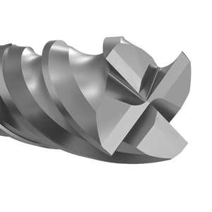 KRINO-Fresas de extremo de carburo de cuatro flautas 241690400 con serie larga de hélice variable-Brocas EAN 8014249409892 Brocas de metal - Product Image 4