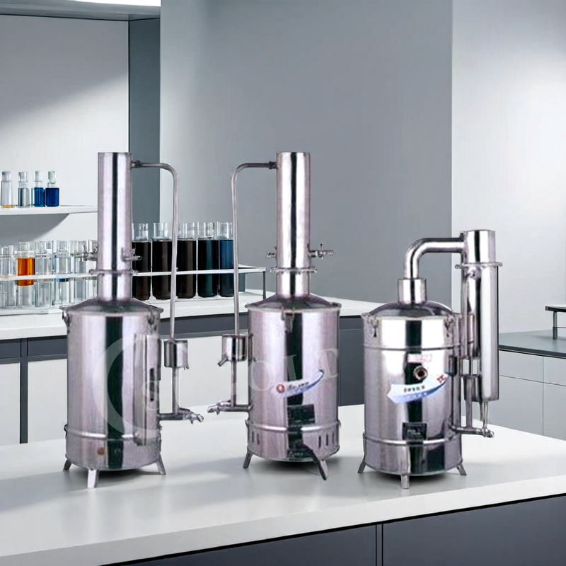 Laboratory water distillation apparatus