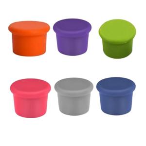 Tapones de silicona para vino, reemplaza un corcho, sello hermético en botellas de vino, Ensenada de botella de cerveza reutilizable (paquete de 6, surtido) - Product Image 1