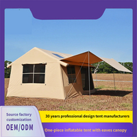 Tente de camping portable quatre saisons, imperméable, résistante aux UV, ouverture automatique rapide, housse de pluie en coton riche, adaptée