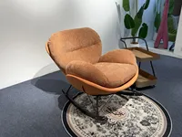 Nouvelle chaise à bascule durable pour adulte, fauteuil de salon pour la maison ou le balcon, chaise simple décontractée pour adulte, chaise à bascule inclinable ou pour dormir, canapé à bascule