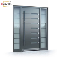 Fabricant chinois Style de luxe personnalisé 304 Portes SS Design Entrée extérieure Métal Acier inoxydable Double porte de sécurité