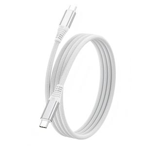 240W PD3.1 USB‑C ถึง USB‑C สายชาร์จเร็วแบบถักสายชาร์จพลังงานสูงสำหรับแล็ปท็อปแท็บเล็ตโทรศัพท์มือถือพาวเวอร์แบงค์ - Product Image 6