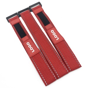 Braccialetto con Logo personalizzato in Silicone regolabile in poliestere/Nylon con gancio allacciato cinturino con fibbia per borse - Product Image 2