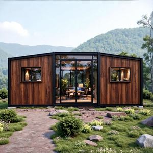 Villa Contenedor Expandible de 40 pies con Techo Inclinado, <span class=keywords><strong>Hotel</strong></span>/Resort con Baño y Cocina, Casa Prefabricada de Lujo Impermeable, Comercial, con Certificación CE - Product Image 2