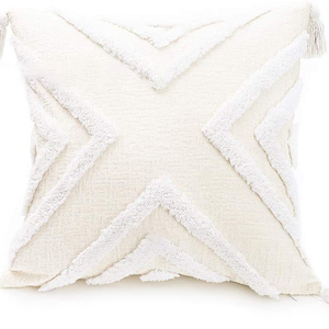 Fundas de Cojín de Lino con <span class=keywords><strong>Borlas</strong></span> Geométricas Acolchadas, Estilo Boho, <span class=keywords><strong>para</strong></span> Sofá, Silla o Suelo - Product Image 6