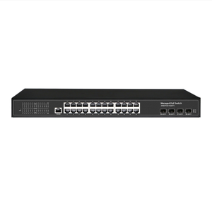 24 cổng Gigabit 802.3at PoE + L2 L3 SNMP SSH quản lý 48V Rack-Mount 10GB SFP 300W 400W ethernet PoE chuyển đổi - Product Image 1