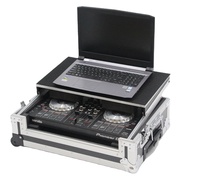 Boîtier de vol personnalisé en aluminium, nmark dj, style ATA, pour ordinateur portable coulissant