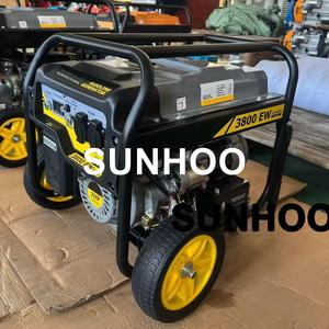 Generador de gasolina Sunhoo 3800EW 2.8Kw 220V 50Hz monofásico con ruedas y asa para uso doméstico - Product Image 3