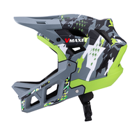 Casque de VTT intégral pour adultes, casque de descente pour hommes/femmes, casque de VTT avec visière, 19 aérations