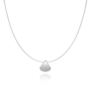 Collar de Moda Vintage con Colgante en Forma de Concha, Chapado en Oro de 18K, Resistente al Deslustre, Impermeable, de Acero Inoxidable para Mujer - Product Image 2