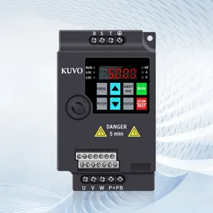 vfd-antrieb 0,75 kw 1,5 kw 2,2 kw 4 kw 5,5 kw frequenzkonverter 50hz 60hz wechselstrommotor drehzahlregelung inverter-kuvo