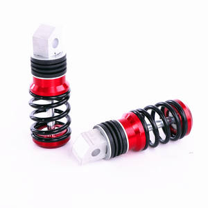 แป้นเหยียบสปริงสำหรับสกู๊ตเตอร์ ที่พักเท้าหลัง สีน้ำเงิน อะไหล่เหล็กอัพเกรด - Product Image 2