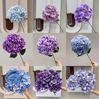 Mur photo géant pour influenceurs, présentation d'hortensias en soie tridimensionnels, toile de fond cascade pour centre commercial, mariage coloré à grande échelle