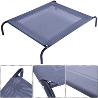 Lit de couchage pour animaux de compagnie pliable, portable, imperméable, respirant, léger, en maille, surélevé, pour l'intérieur et l'extérieur