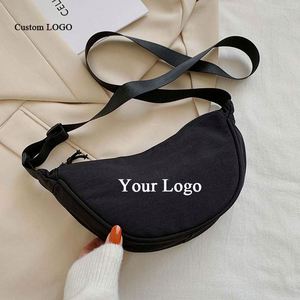 Sac bandoulière mini en nylon OEM avec fermeture éclair, sac à bandoulière pour homme et femme, couleurs mélangées, origine Chine - Product Image 1