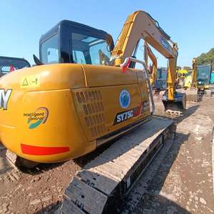 Miniexcavadora SANNY 75C en Venta, Excavadora de Cadenas Usada en Buenas Condiciones, Excavadora Usada SY 75C - Product Image 3