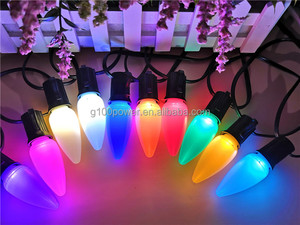 Cổ Điển Gốm C9 LED Ấm Trắng Mịn Đục Giáng Sinh Bóng Đèn - Product Image 3