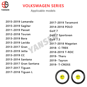 Cubiertas de la tapa del emblema trasero de la parrilla delantera del coche pegatina de logotipo para VW POLO <span class=keywords><strong>GOLF</strong></span> 4 5 6 7 7,5 8 MK4 MK5 MK6 MK7 MK8 <span class=keywords><strong>Sportvan</strong></span> Accesorios - Product Image 3