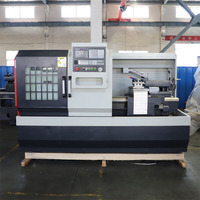 Tour à lit plat CNC CK6140, portée de 400 mm, alésage de broche de 52 mm, 5,5 kW, pour le tournage des métaux, avec certification CE