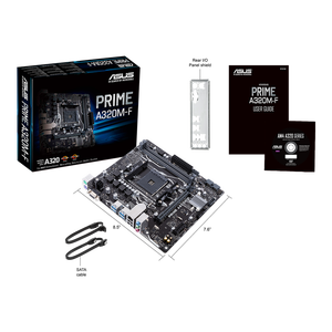 ASUS <span class=keywords><strong>PRIME</strong></span> Prise AM4 A320M-F 64 Go pour AMD Ryzen de 3e/2e/1re génération/carte mère de jeu de 2e et 1re génération 1 X PCIe 3.0/2.0 X16 - Product Image 6