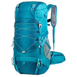 Zaino da <span class=keywords><strong>trekking</strong></span> leggero unisex personalizzato da 50 litri con copertura antipioggia, zaino da campeggio per arrampicata campeggio Touring, escursionismo impermeabile - Product Image 1