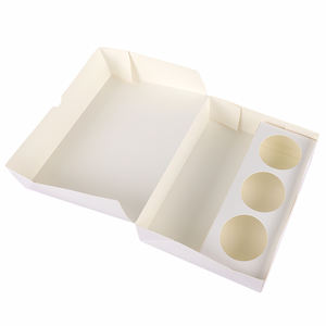 Plateau en carton ondulé gaufré biodégradable jetable pour frites et poulet frit, idéal pour la restauration rapide - Product Image 2