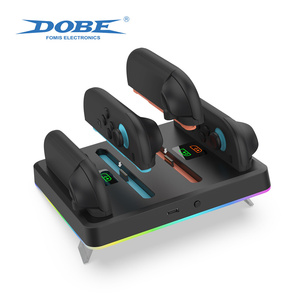 DOBE Stazione di Ricarica <span class=keywords><strong>con</strong></span> Illuminazione RGB Magnetica 4 in 1 per Nintendo Switch 2 e <span class=keywords><strong>Joy</strong></span>-<span class=keywords><strong>Con</strong></span>, Accessori per Videogiochi - Product Image 1