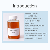 Cocamide DEA CDEA 6501 BANGZE de haute pureté, tensioactif non ionique de qualité cosmétique, matière première pour shampoing, base de savon liquide en vrac