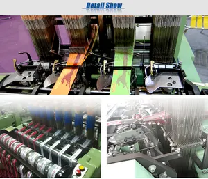 يونغ جين مصنع مباشرة بيع عالية السرعة الإلكترونية ضيق النسيج شريط مرن نول الجاكار ماكينة نسيج