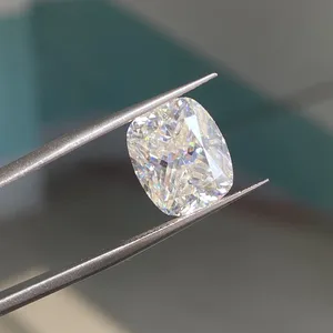 Cojín de moissanita, 5x7mm, 1ct, GRA, 7x9mm, 2.5ct, corte de hielo picado blanco, forma de diamante