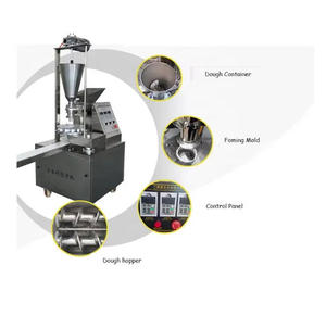 Machine industrielle automatique à haute capacité pour la fabrication de pains vapeur, fonction de pressage, <span class=keywords><strong>facile</strong></span> à utiliser, possibilité d'ajouter des accessoires de découpe de gâteaux - Product Image 4